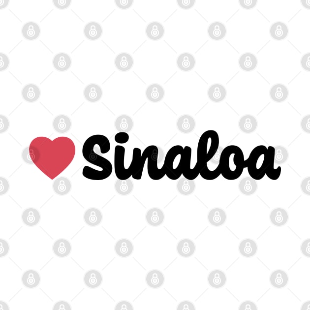 Sinaloa Mexico Heart Script by modeoftravel