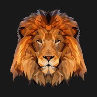 Lion Low Poly Art T-Shirt