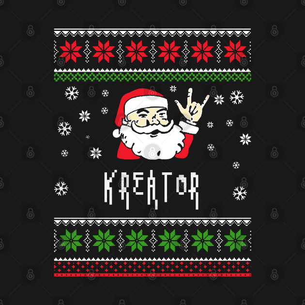 kreator santa metal by mantaplaaa