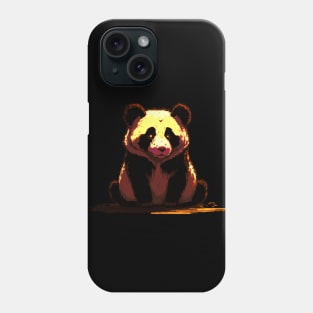 Trippy Yellow Panda Bear Phone Case