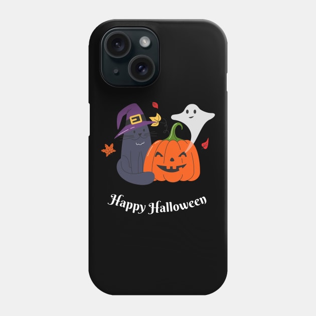 Happy Halloween! Happy Fall Season Autumn Vibes Halloween Thanksgiving and Fall Color Lovers Phone Case by BellaPixel