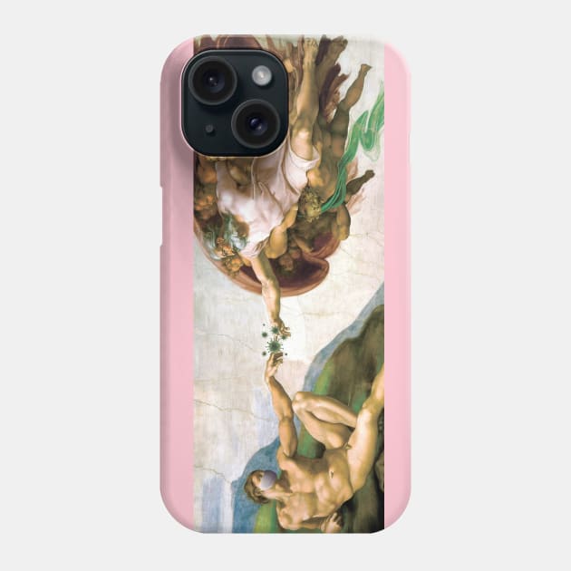 The ascension of the coronavirus to humanity Phone Case by supaMXMV
