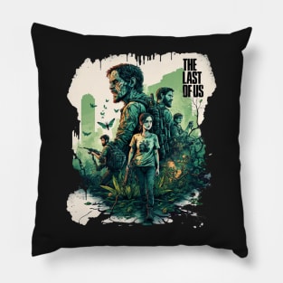 The Last of Us Pedro Pascal Joel, Ellie inspired design Pillow