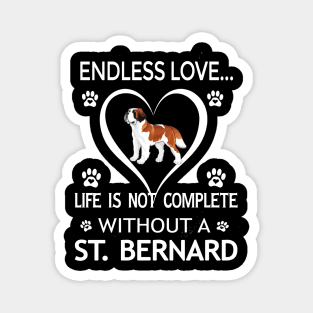 Saint Bernard Lovers Magnet