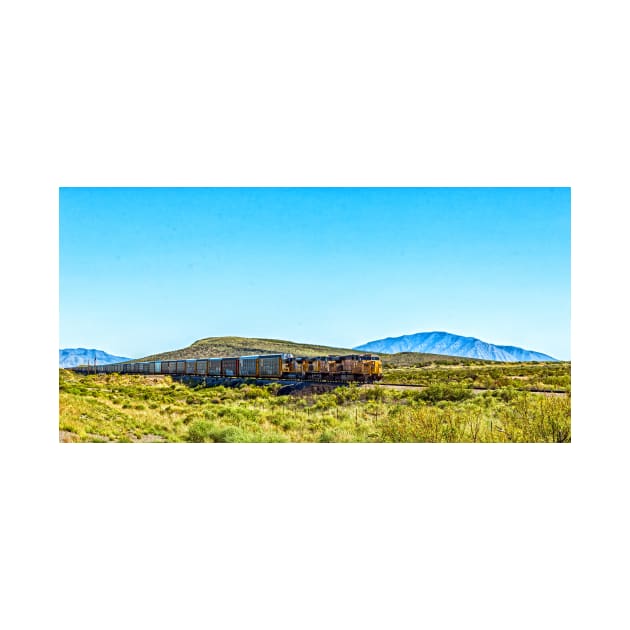 Union Pacific freight in New Mexico by Gestalt Imagery