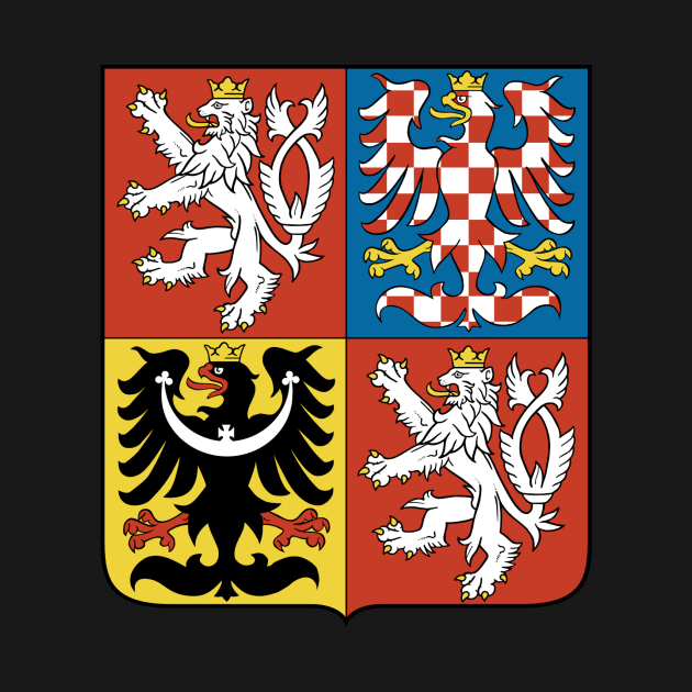 Greater coat of arms of the Czech Republic by Wickedcartoons