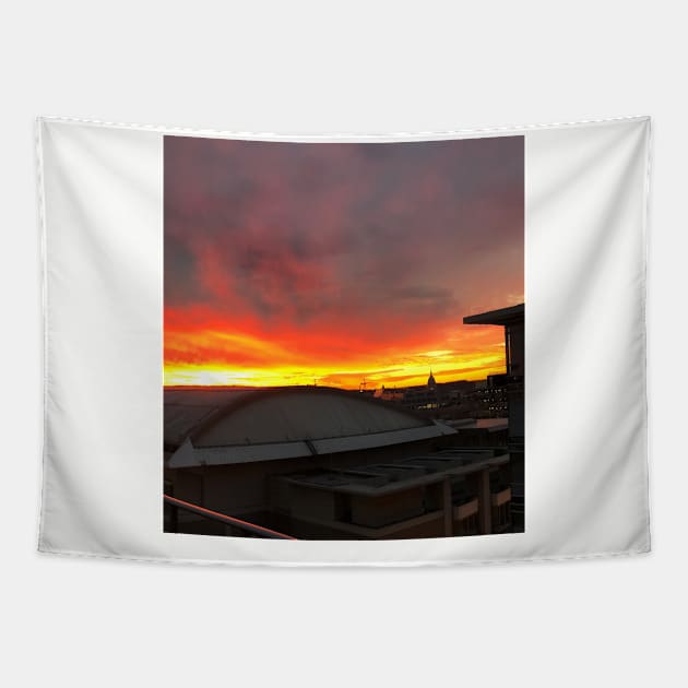 sunset Tapestry by IssaSnackllc