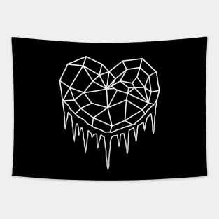 Heart of Ice (White) Tapestry