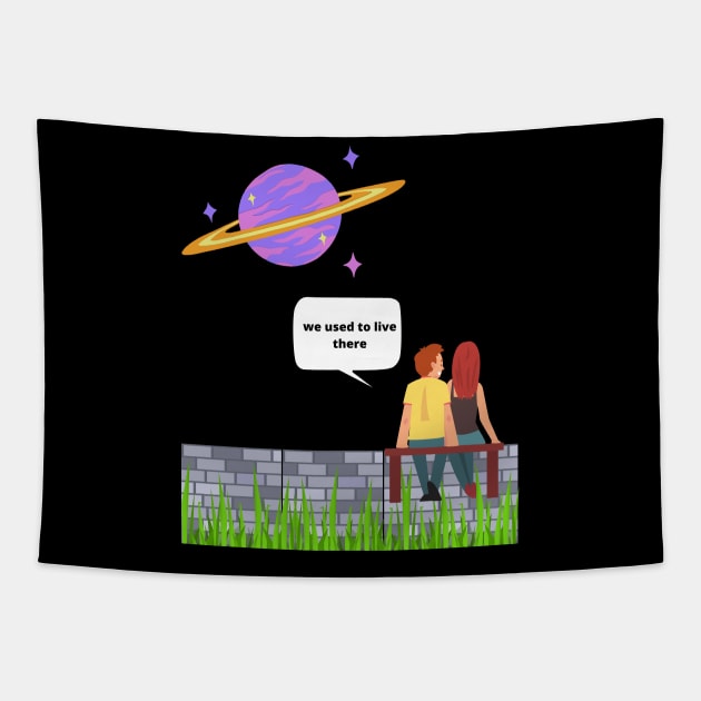 We Used To Live There, Memories gifts Tapestry by PJ-Shop