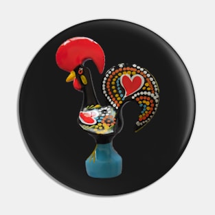 Galo de barcelos, Portugal art Pin