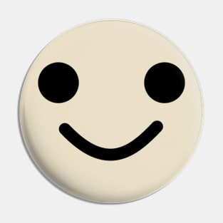 Smiling Minifig Face Pin