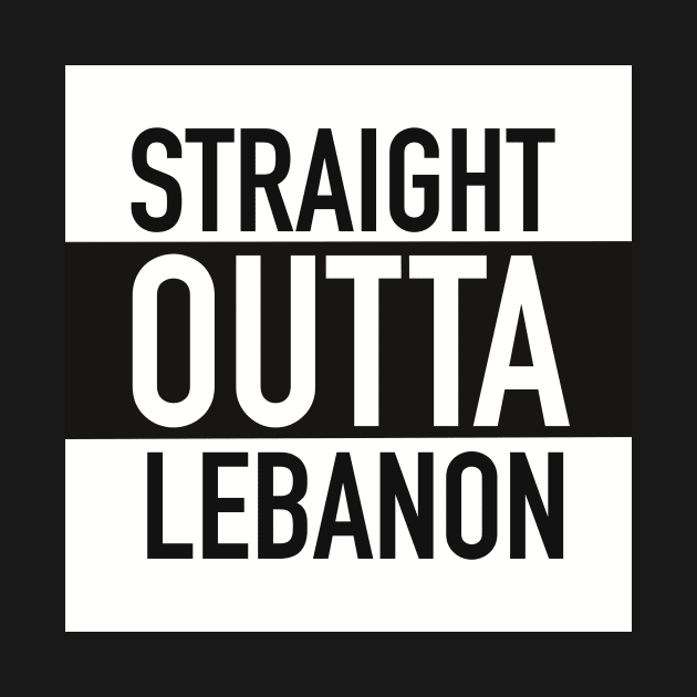 STRAIGHT OUTTA LEBANON Mugs Coffee Mugs T-Shirts Stickers by CenricoSuchel