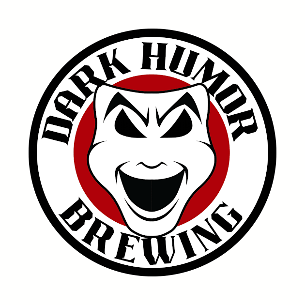 Dark Humor Brewing White Logo by hastings1210