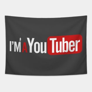 I'm A Youtuber for Women (White) Tapestry