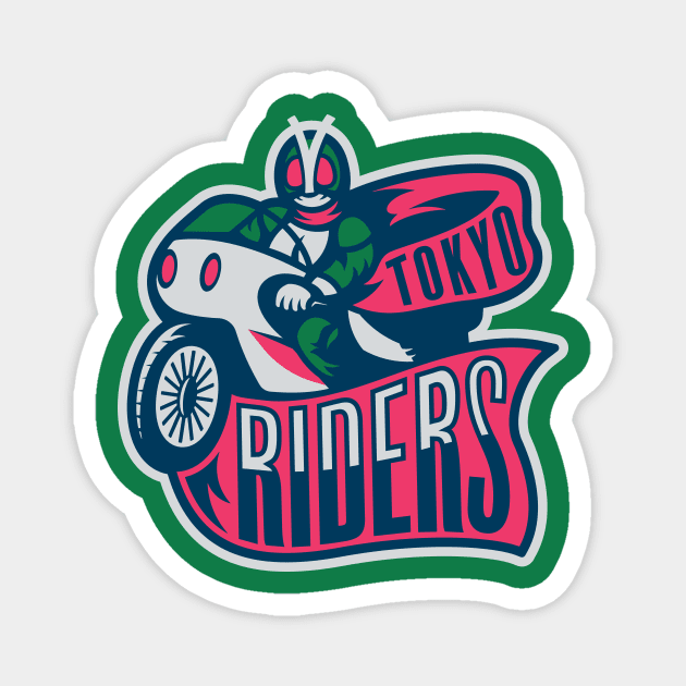 Tokyo Riders Magnet by TravisPixels