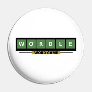 Word Game - Wordle Pin