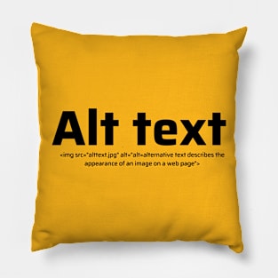 Alt text Pillow