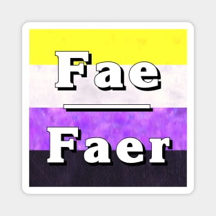 Fae-Faer Pronouns: Non-Binary Magnet