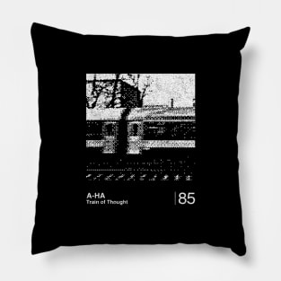 Train Of Thought  / Minimalist Graphic Fan Artwork Design Pillow