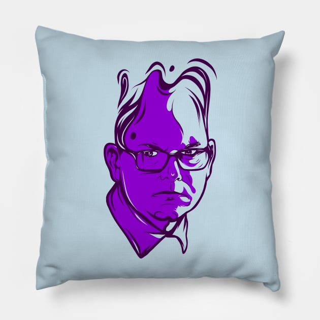 Colin Robinson Pillow by PaybackPenguin