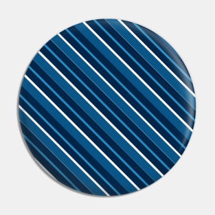 Repp Tie Pattern No. 8 (Diagonal Blue Stripes) Pin