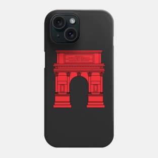 Arch of Titus (red) Phone Case