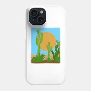 desert scene Phone Case