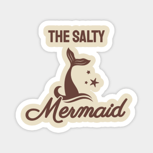 The Salty Mermaid - Mermaid Vintage Icon Magnet