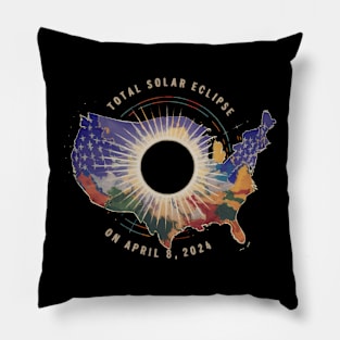 total solar eclipse The US Pillow