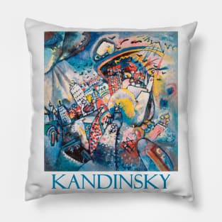 Moscow, Red Square by Wassily Kandinsky Pillow