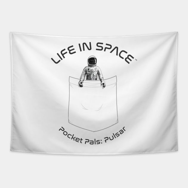 Life in Space Pocket Pals: Pulsar Tapestry by photon_illustration