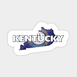 Kentucky Colored State Magnet