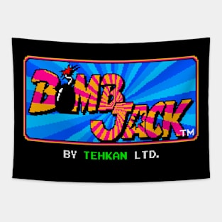 Mod.2 Arcade Bomb Jack Video Game Tapestry