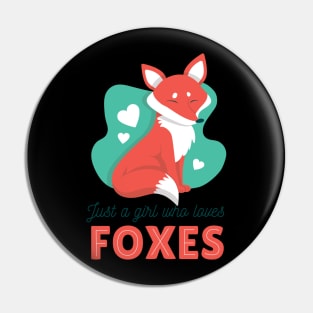 girl love fox Pin