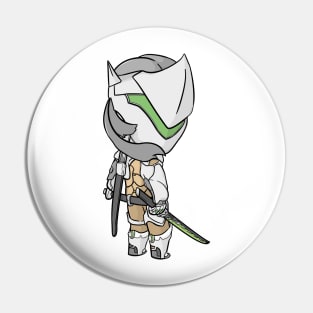 Genji Overwatch Chibi Pin