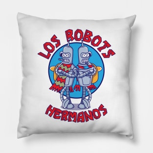 Los Robots Hermanos Pillow