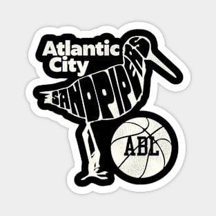 Atlc City Sandpipers Basketball Team Magnet