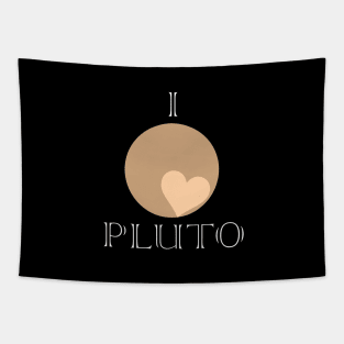 I heart Pluto Tapestry