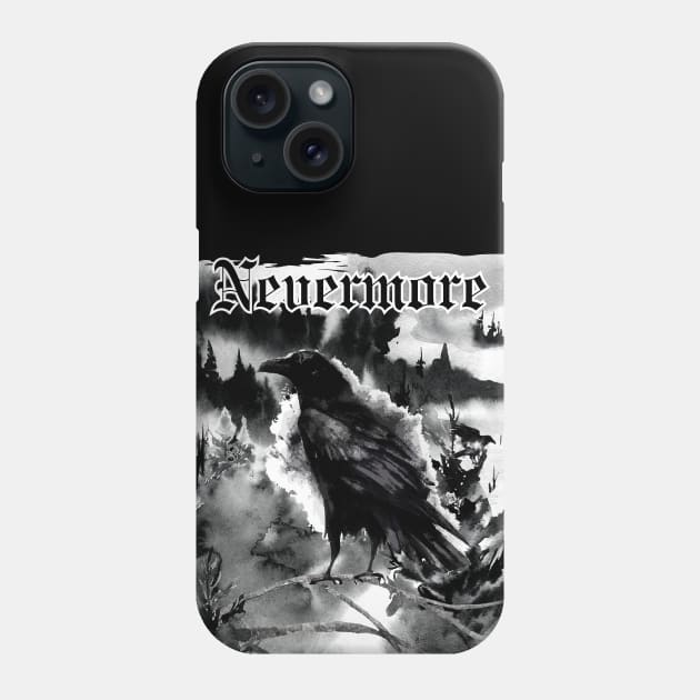 Nevermore Phone Case by LylaLace Studio