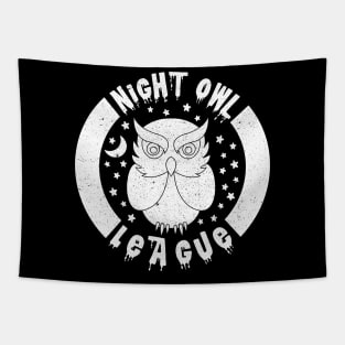 Night Owl League - WHITE Tapestry