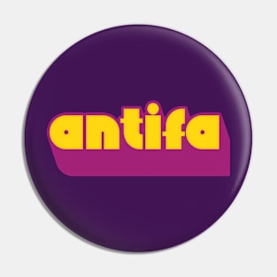 Antifa ///// Anti-Racism Design Pin