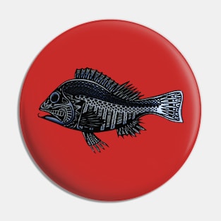 Abstract Fish Pin