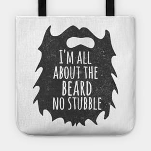 Funny beard quote, gift for beard lover Tote