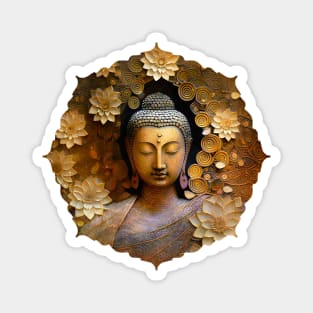 Buddha, Spiritual Meditation Magnet