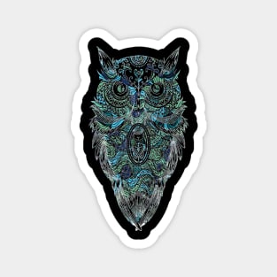 Funny owl colorful t-shirt Magnet