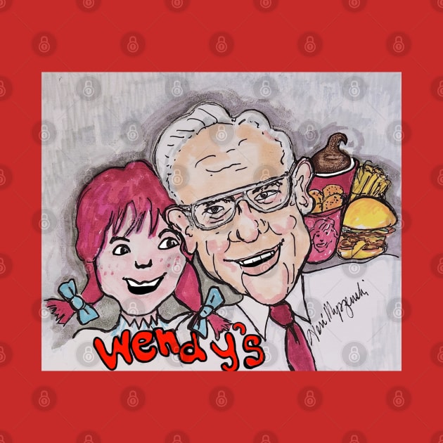 Wendys Fast Food Restaurant by TheArtQueenOfMichigan 