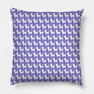 Chihuahua silhouette print (mini) lilac Pillow