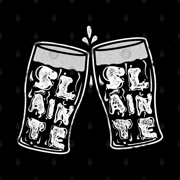 Slainte - Irish Stout Typography by GrumpyOwl