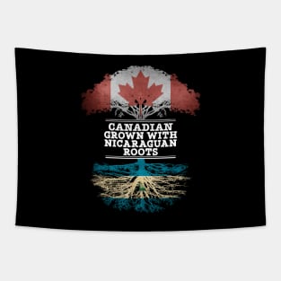 Canadian Grown With Nicaraguan Roots - Gift for Nicaraguan With Roots From Nicaragua Tapestry