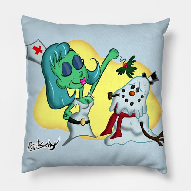 Hello-Ho-Ho Nurse! Pillow by D.J. Berry